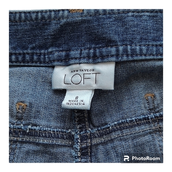 Ann Taylor Loft Classic Blue Women's Capris - Picture 4 of 4